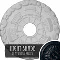 18 1/2x22OD x 3 7/8x22ID x 1x22P Hand-Painted Ceiling Medallion M25941