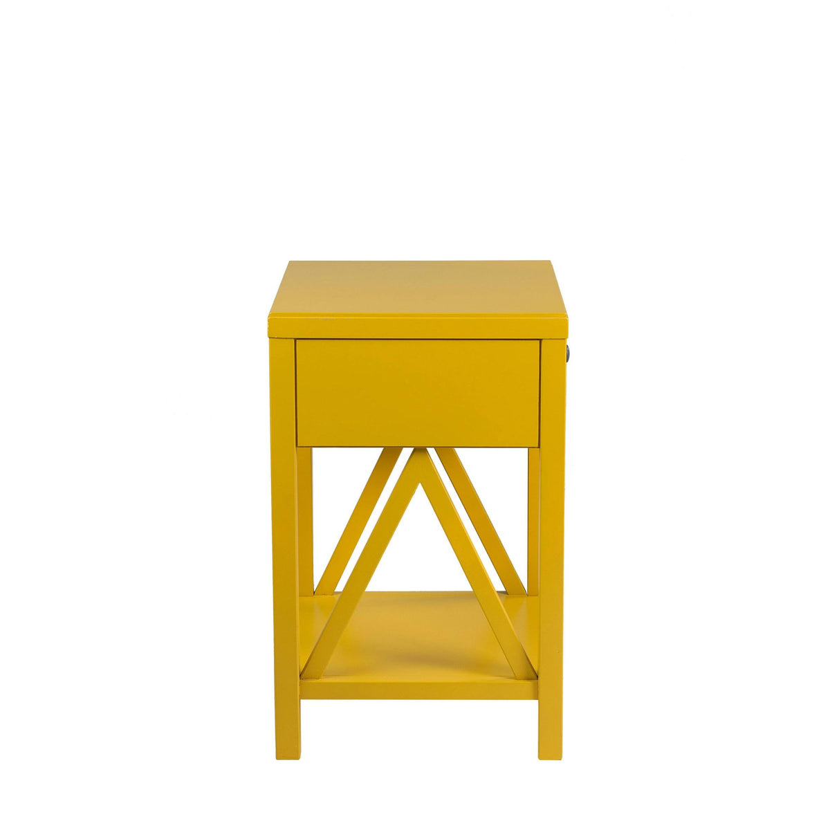 Yellow Acacia Accent Table J431597
