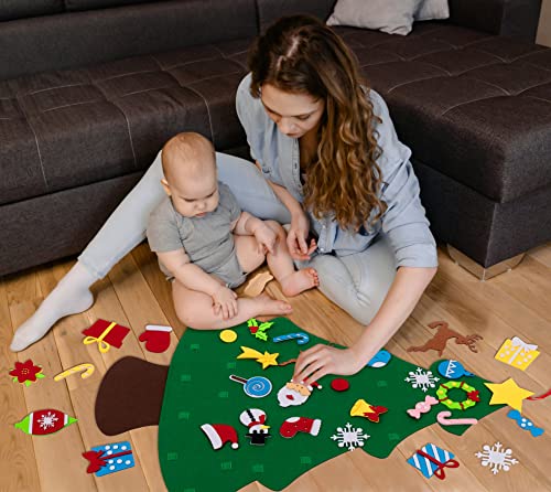 3ft DIY Felt Christmas Tree Set + Snowman Advent Calendar G73700