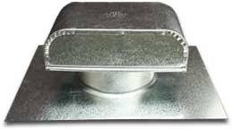 Metal Roof Vent Cap with Screen - 4 inch M513927