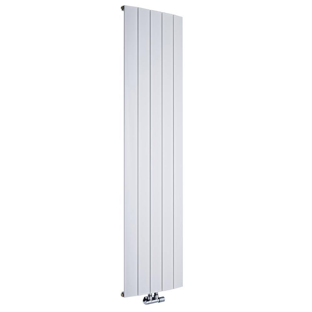 White Vertical Hot Water Radiator O60790
