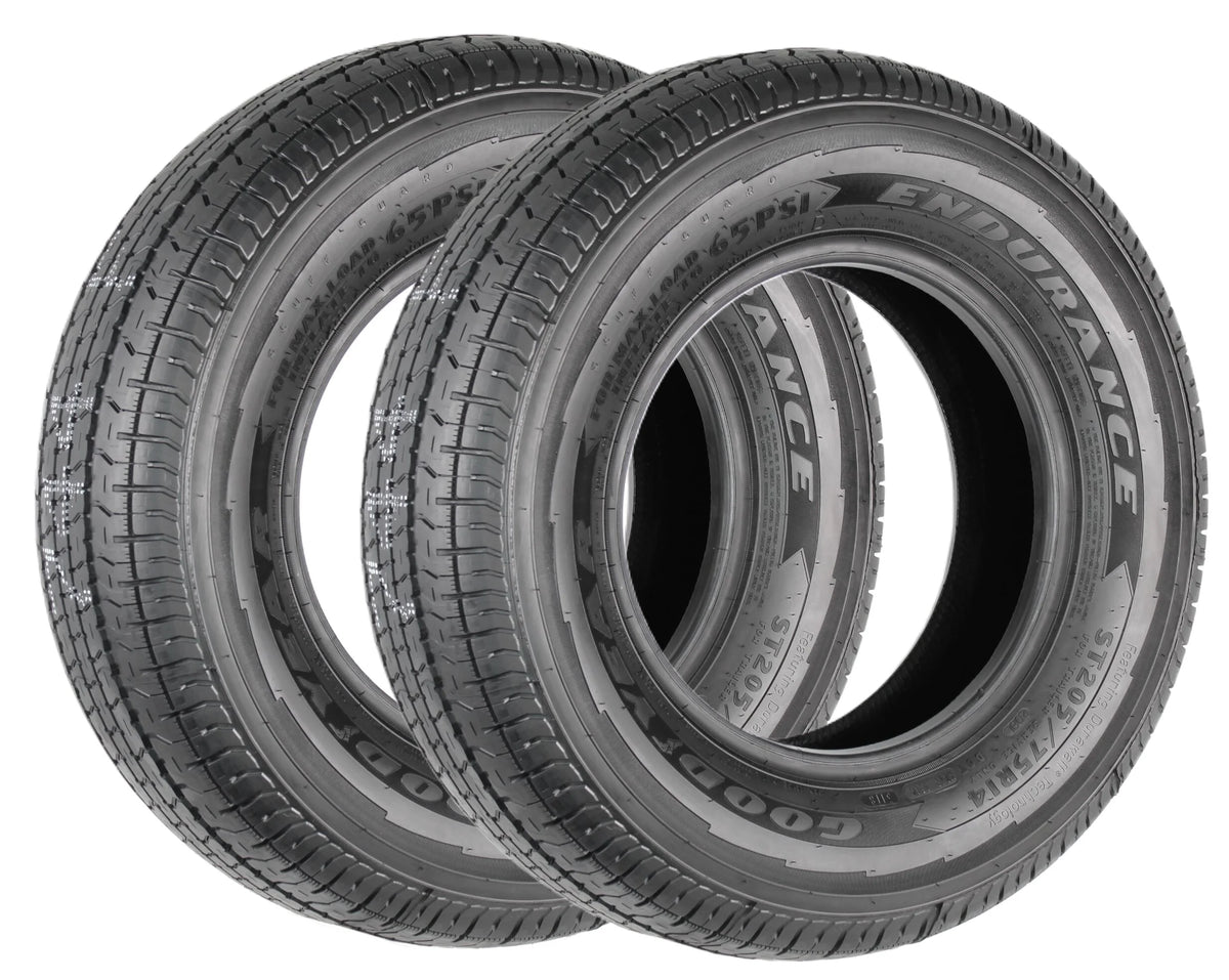 2-Pk Trailer Tire ST205/75R14 LRD Z771083