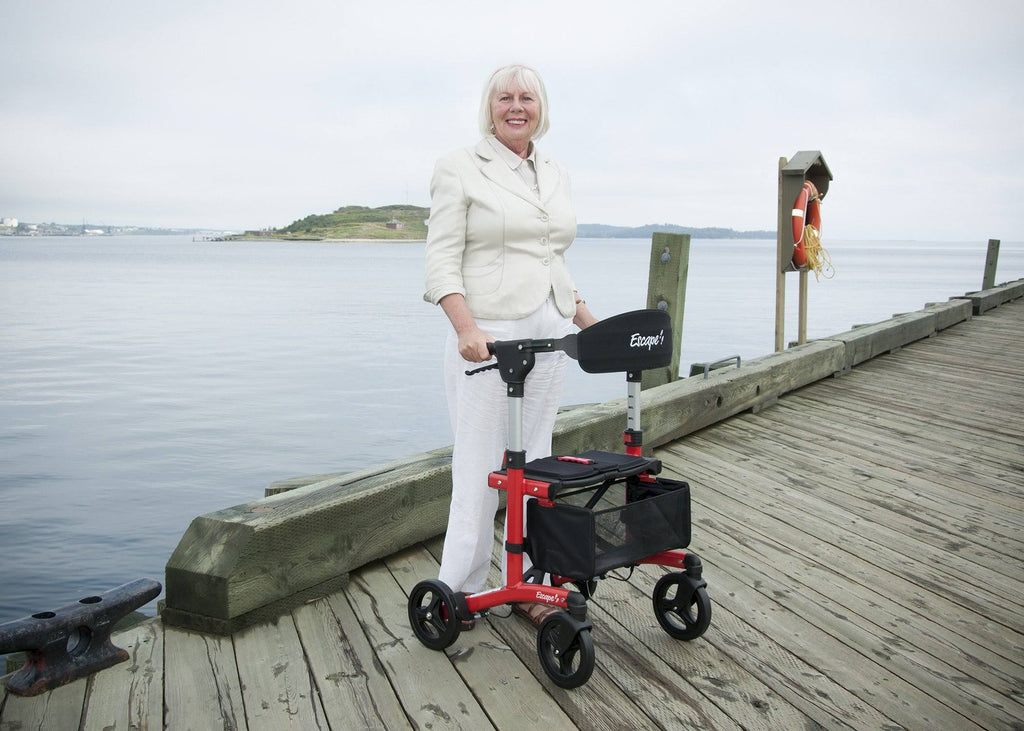 Red Rollator L5377