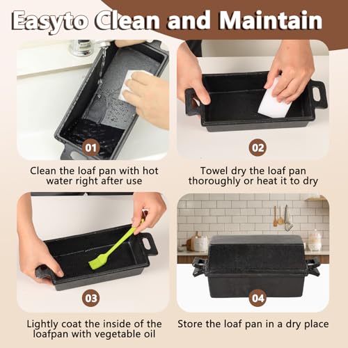 Cast Iron Loaf Pan with Lid A480716