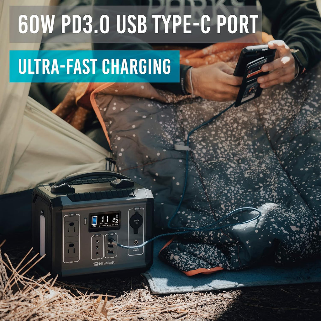300W Portable Power Station 280Wh Solar Generator M234