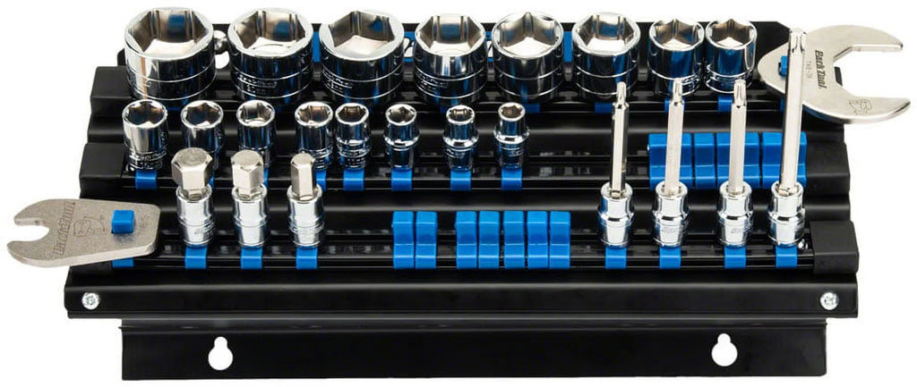 Wall-Mounted Socket Bit and Torque Tool Organizer E2521