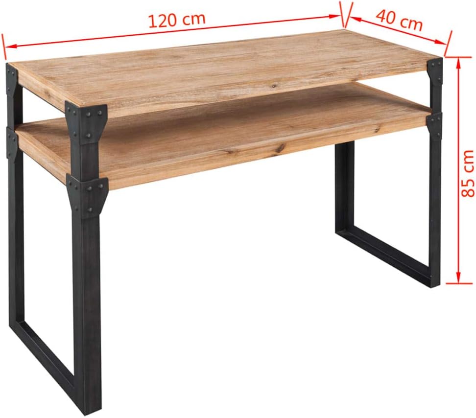 Solid Acacia Wood Console Table S69489