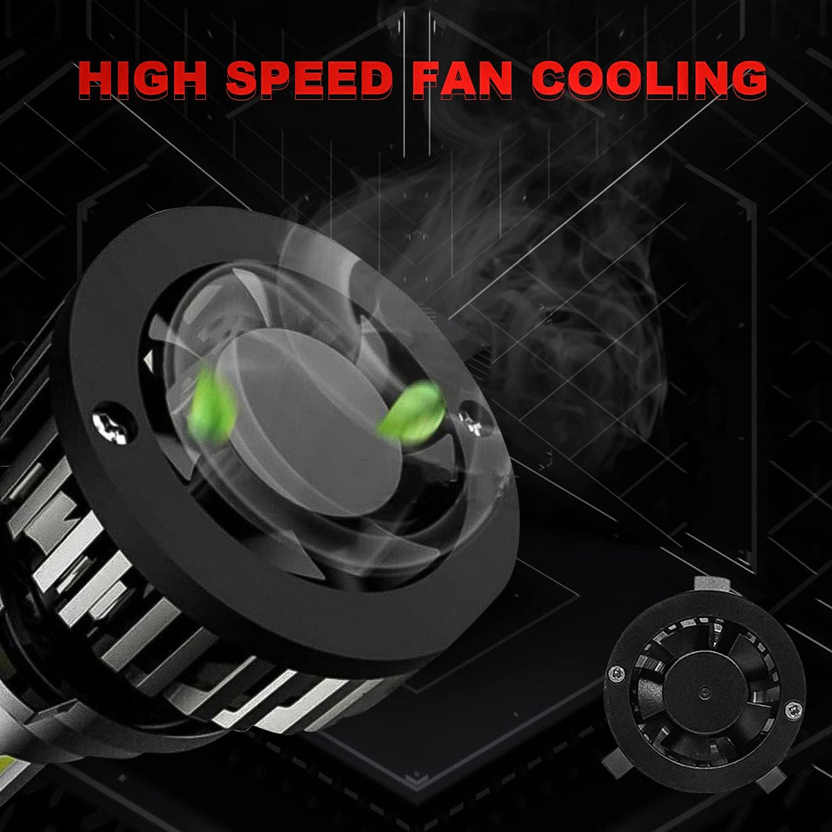 9005 High Beam + H11 Low Beam LED Headlight Bulbs, 6000K Cool White, Pack of 4 Pack of 2 L978466