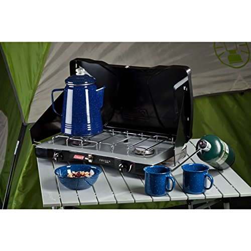 Coleman Triton 2-Burner Propane Camping Stove Q3511