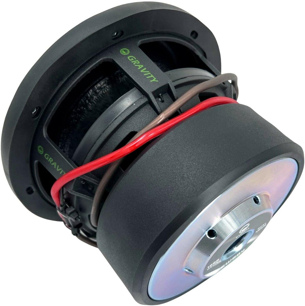 8 Inch 1200 Watt Car Audio Subwoofer Pair with Dual Voice Coil Y240857