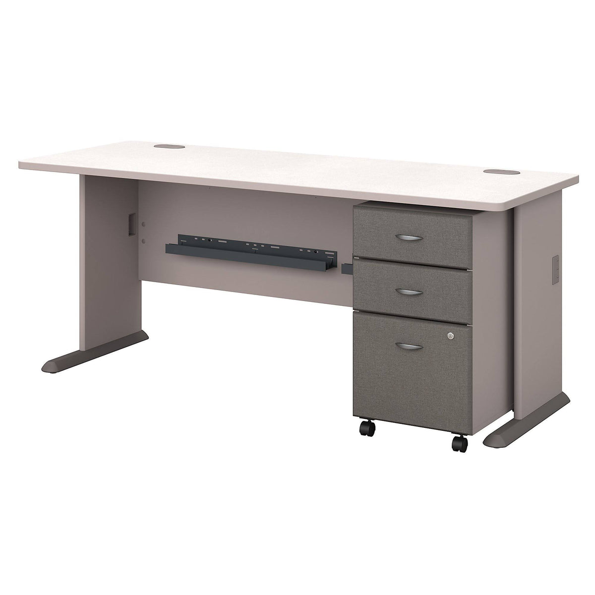 72w Desk with Mobile File Cabinet T574011