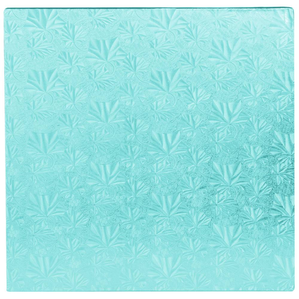 14x22 Blue Square Cake Drum - 12/Case K954