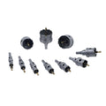 10 Pcs Carbide Hole Saw Set with Titanium Plated Center Drill and Storage Case D67252