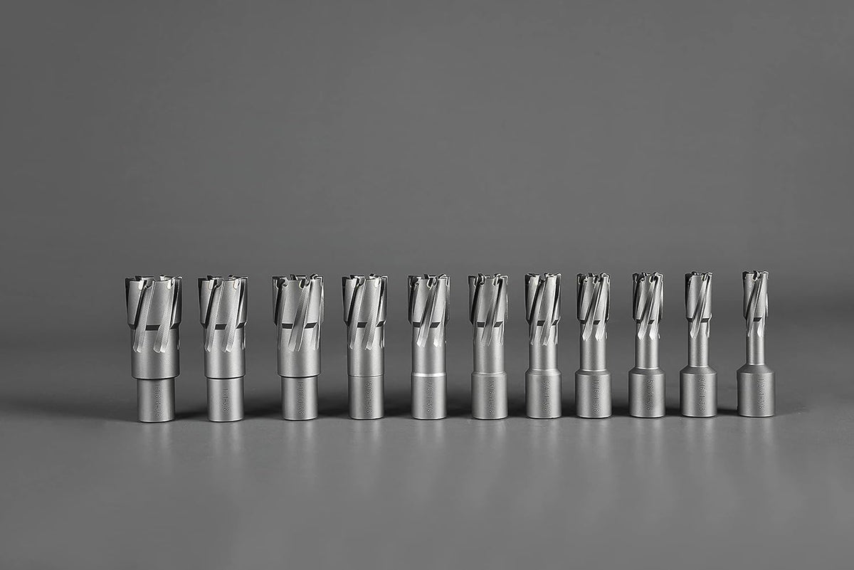 13 pcs Carbide TCT Annular Cutter Set with 2 Pilot Pins U7428
