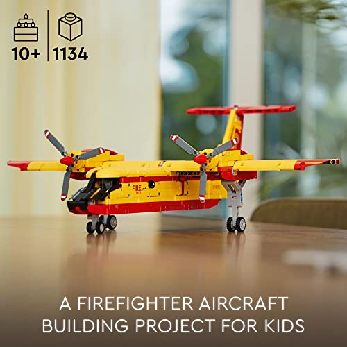 LEGO Technic Firefighter Aircraft Building Toy Model Airplane Set 42152 for Ages 10+ Y899