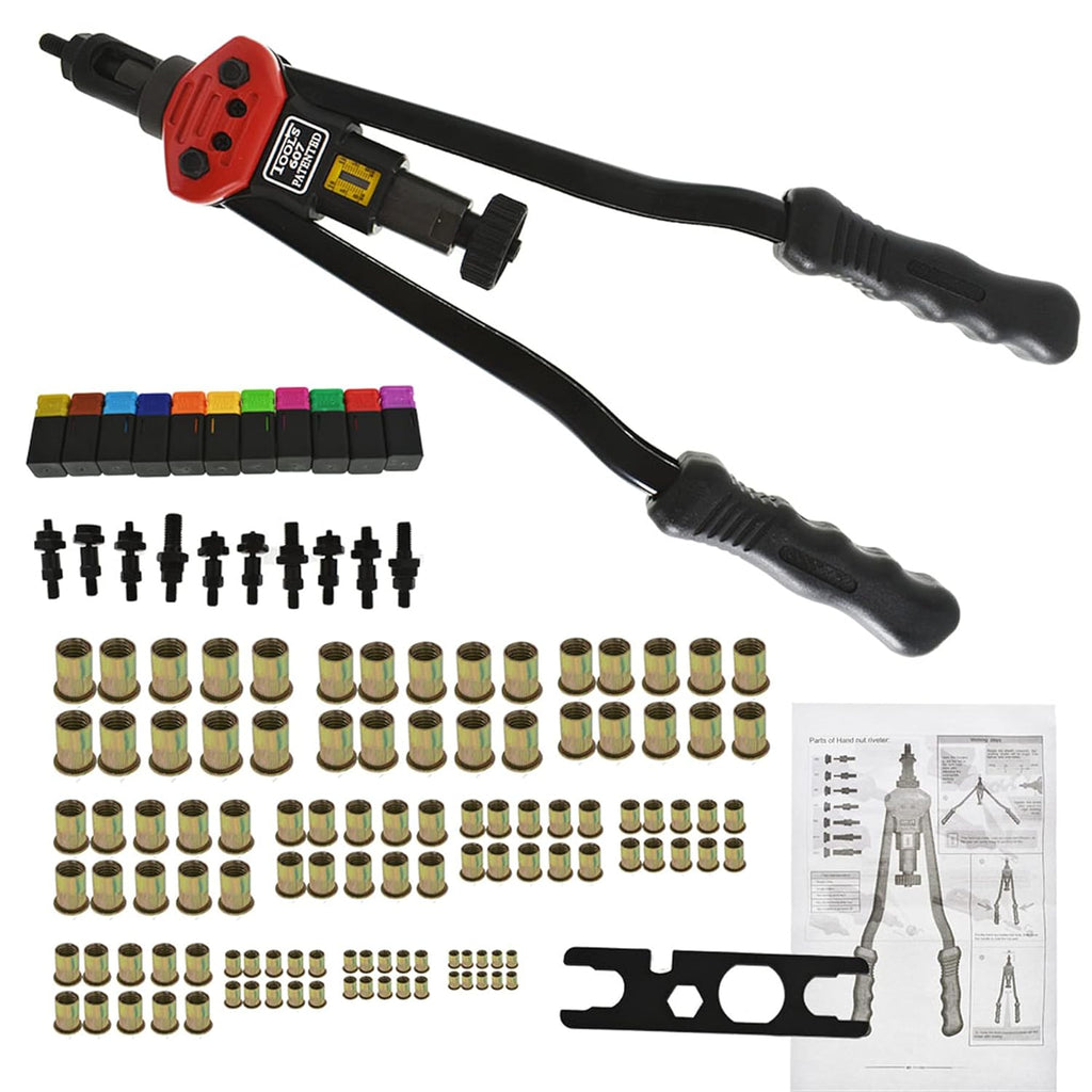 16 Rivet Nut Tool with 110Pcs Assorted Rivet Nuts B3976