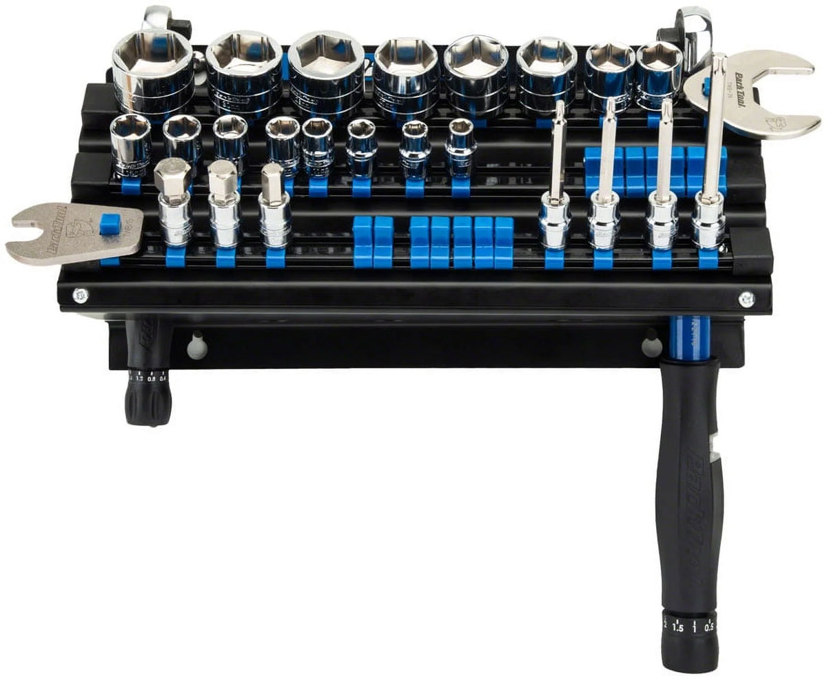 Wall-Mounted Socket Bit and Torque Tool Organizer E2521