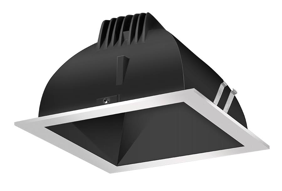 Black Cone Silver Ring LED Trim J5395