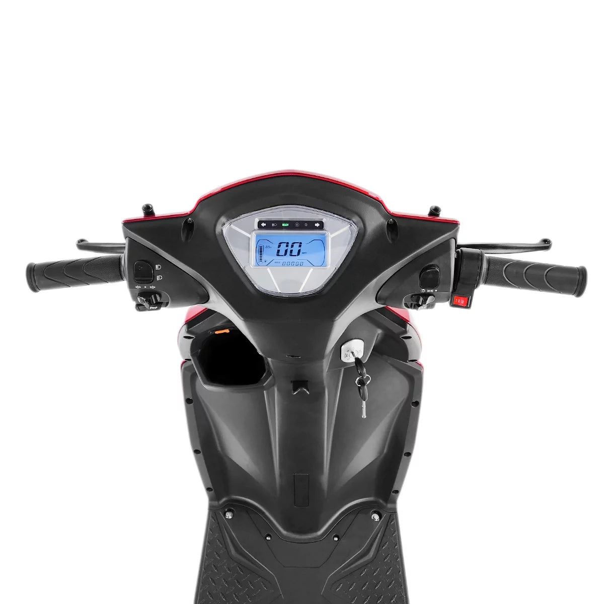 Red 3 Wheel Mobility Scooter, 300 lb. Weight Capacity U26070