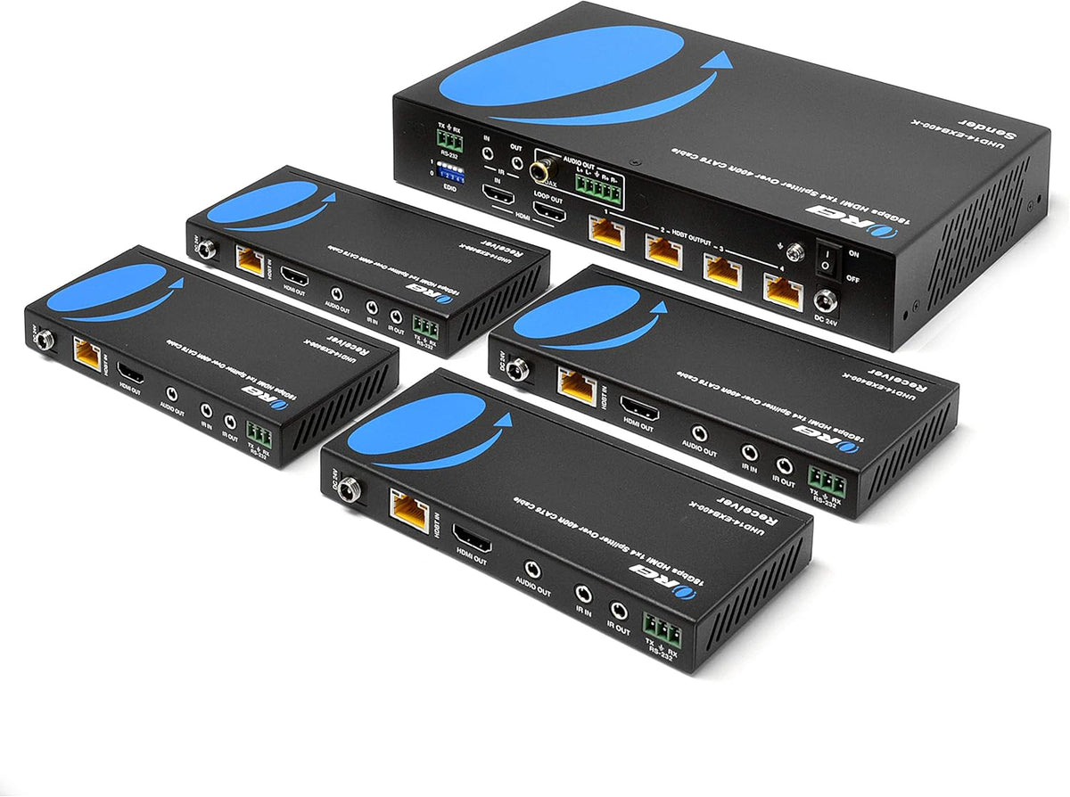 1X4 HDMI 2.0 Extender Splitter Over CAT5/5e/6 with IR F306