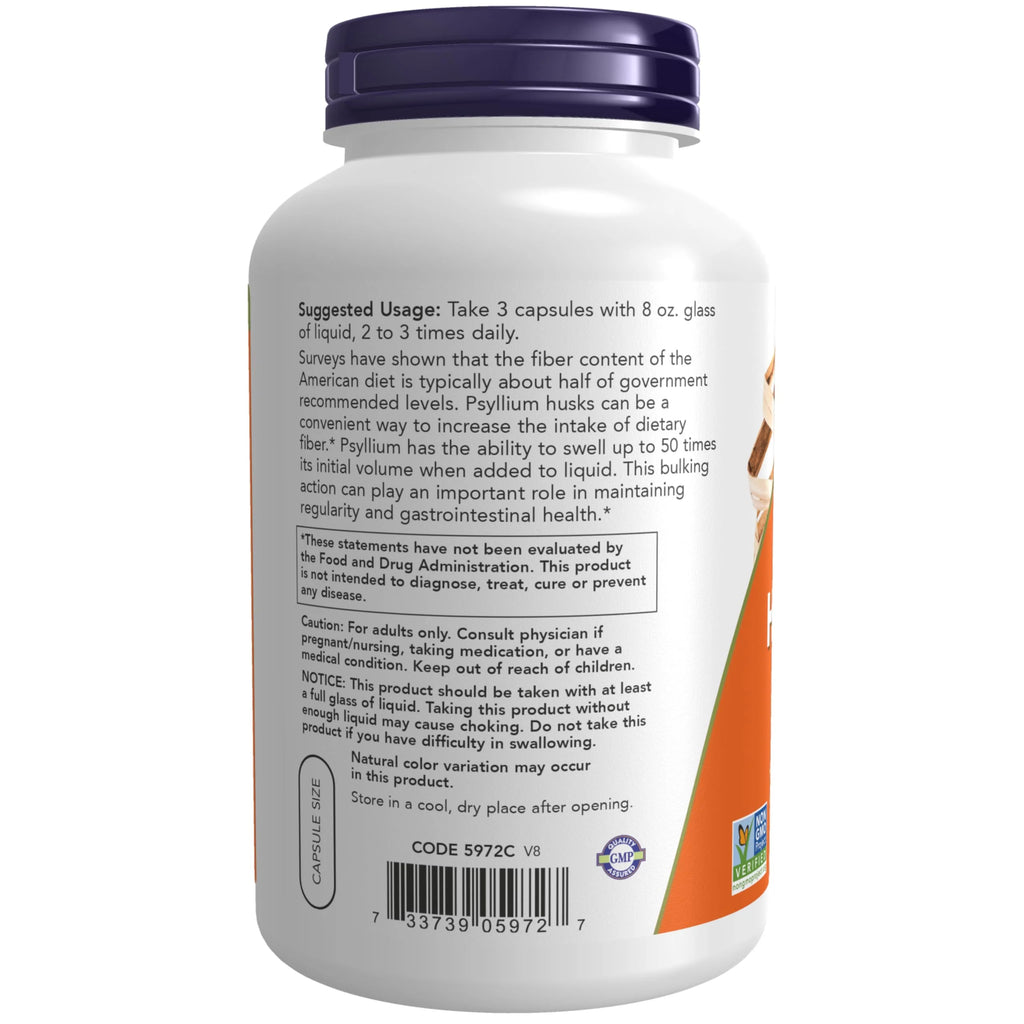 500 Mg Psyllium Husk Capsules P8505