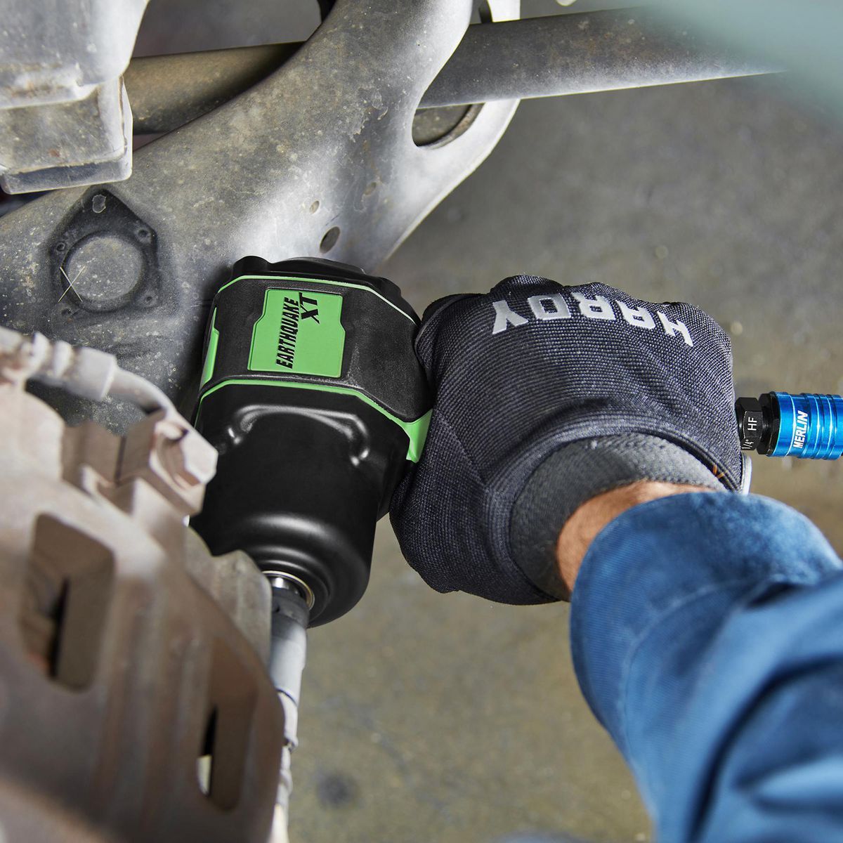 1/2 in. Supercompact Air Impact Wrench, Twin Hammer, 1000 ft-lbs, Green K6384