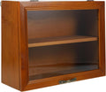 Wooden Shadow Box Display Cabinet with Shelves Q2959