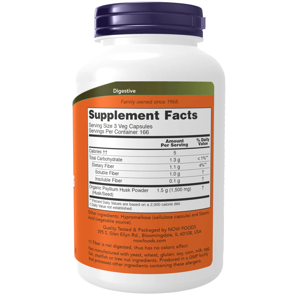 500 Mg Psyllium Husk Capsules P8505