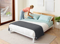 Gray Slate Queen Platform Bed Frame K337776