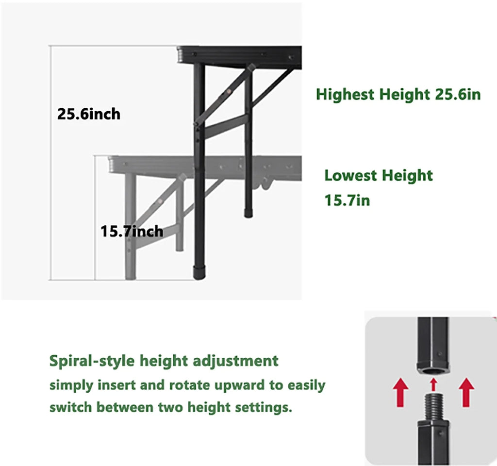 Folding Aluminum Grill Table N592486