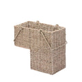 14-inch Wicker Stair Case Basket with Handles C1395
