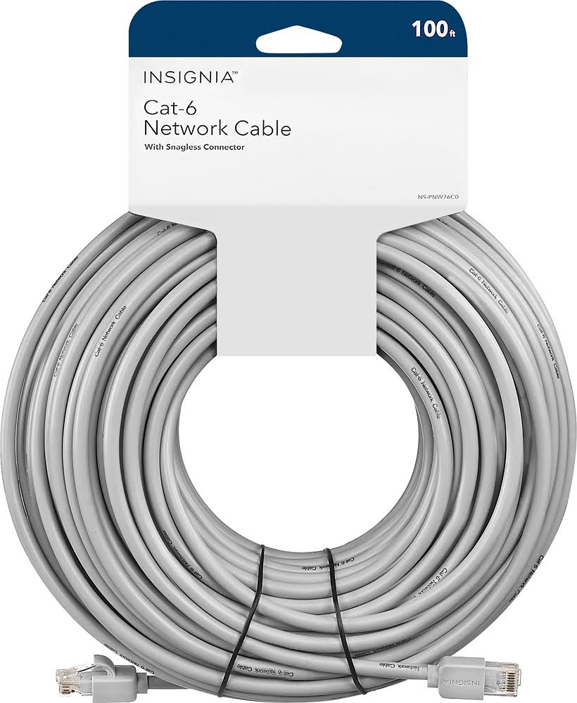 Gray Cat-6 Ethernet Cable I60378