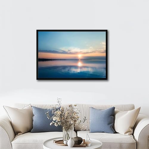 Black Framed Canvas Wall Art 23"X34" S996972