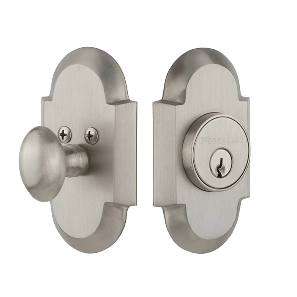 Satin Nickel Single Cylinder Deadbolt P973641