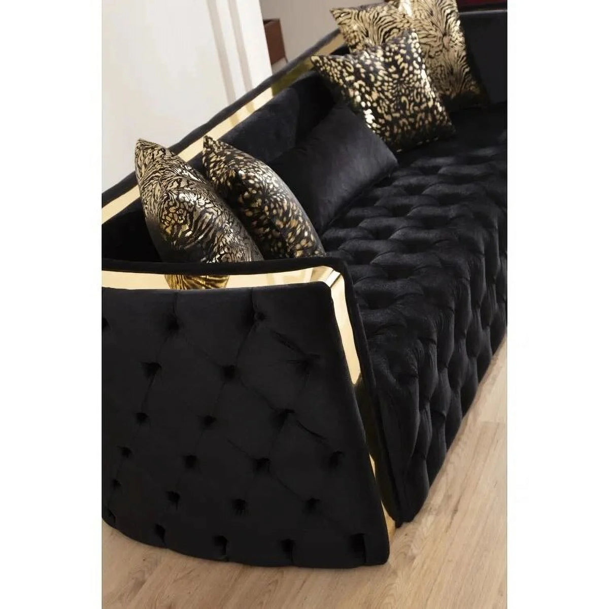 Velvet Sofa Set 3 2 1 Seater Upholstered X51868
