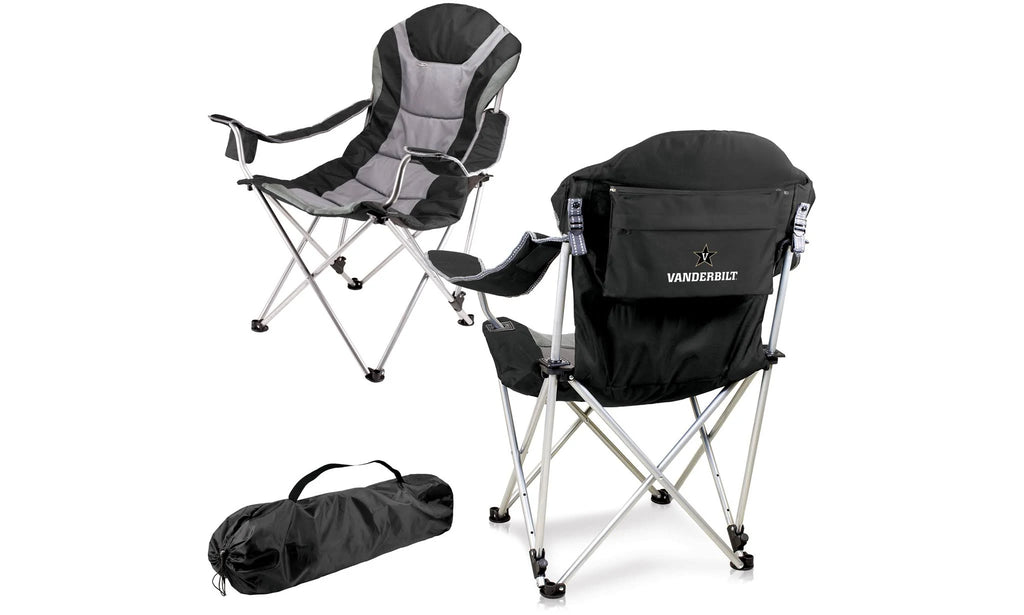 Black Reclining Camp Chair F14326