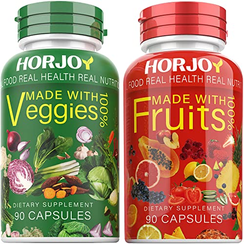90 Fruits and Veggies Capsules E148