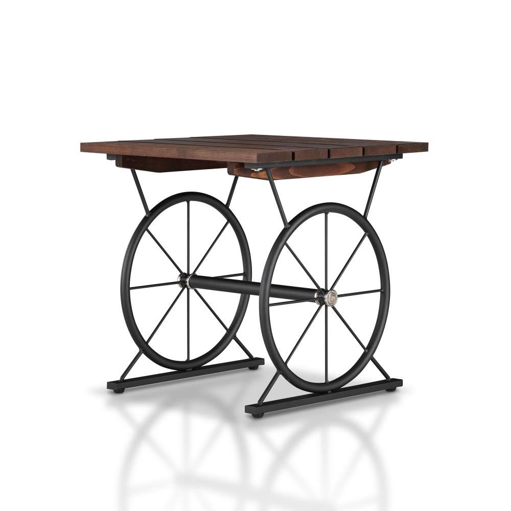Toasted Barnwood End Table F9135
