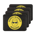 Black Safety Message Mat W33221