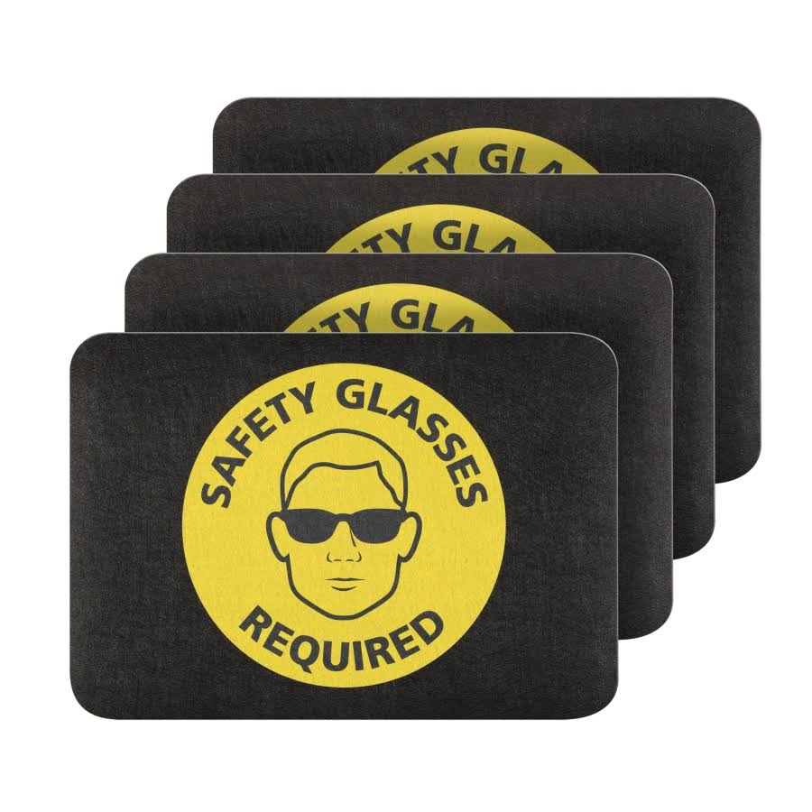Black Safety Message Mat W33221