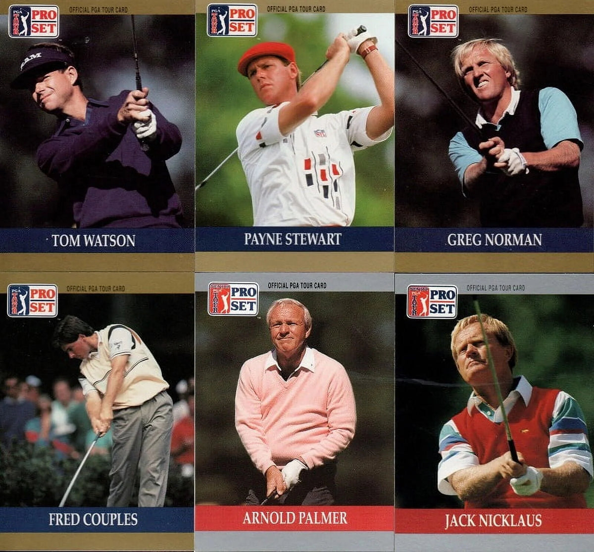 Golf Trading Cards Box (100 Cards) D225
