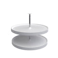 White 2-Shelf Lazy Susan G61440