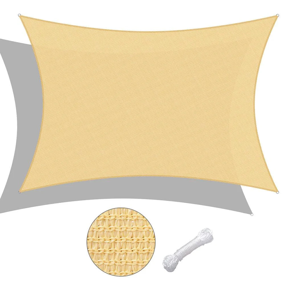 13x19 ft Rectangle Sun Shade Sail Canopy Q2204