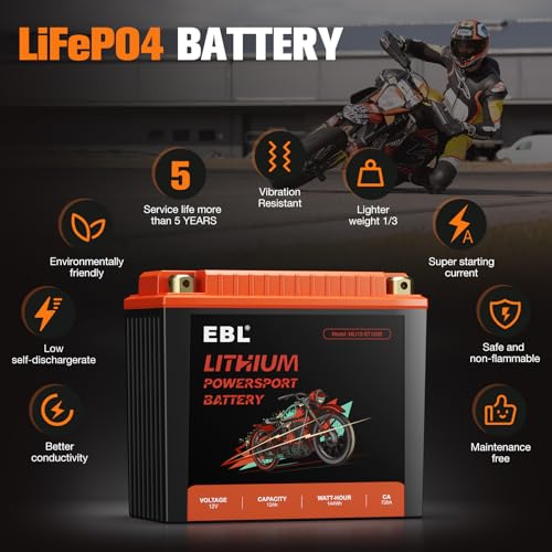 12V 18Ah Lithium Motorcycle Battery with BMS V197189