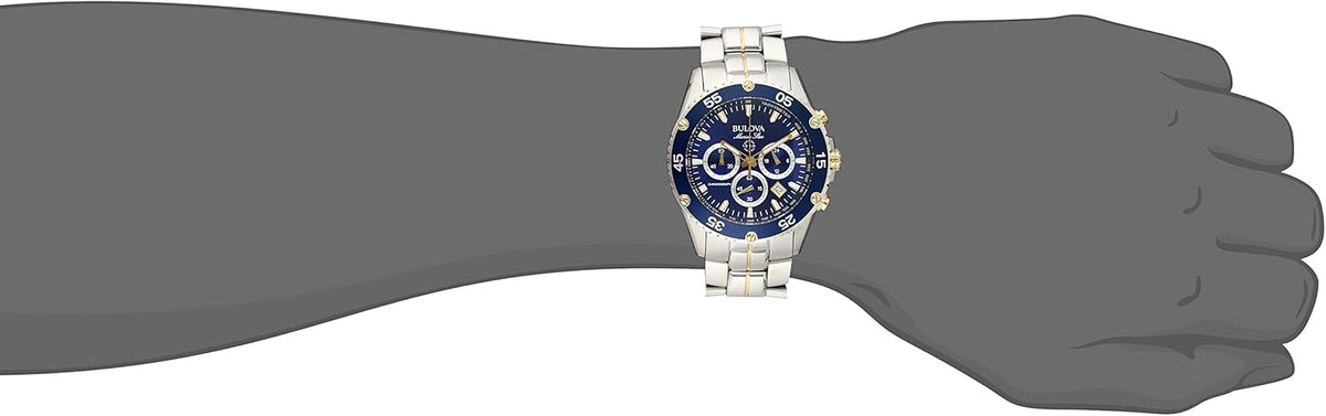 Two-Tone Stainless Steel Chronograph Quartz Watch Y62168