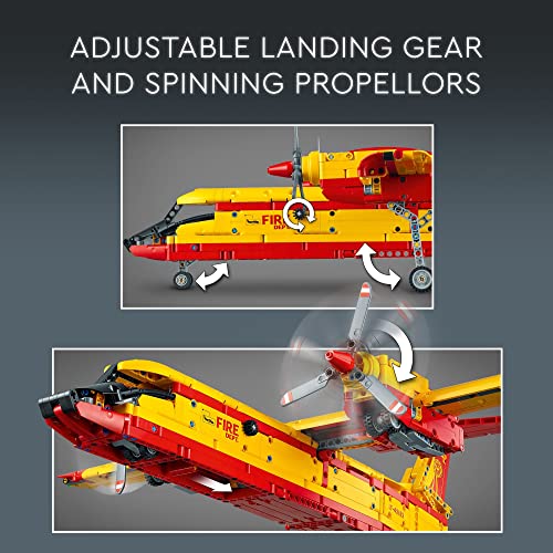 LEGO Technic Firefighter Aircraft Building Toy Model Airplane Set 42152 for Ages 10+ Y899