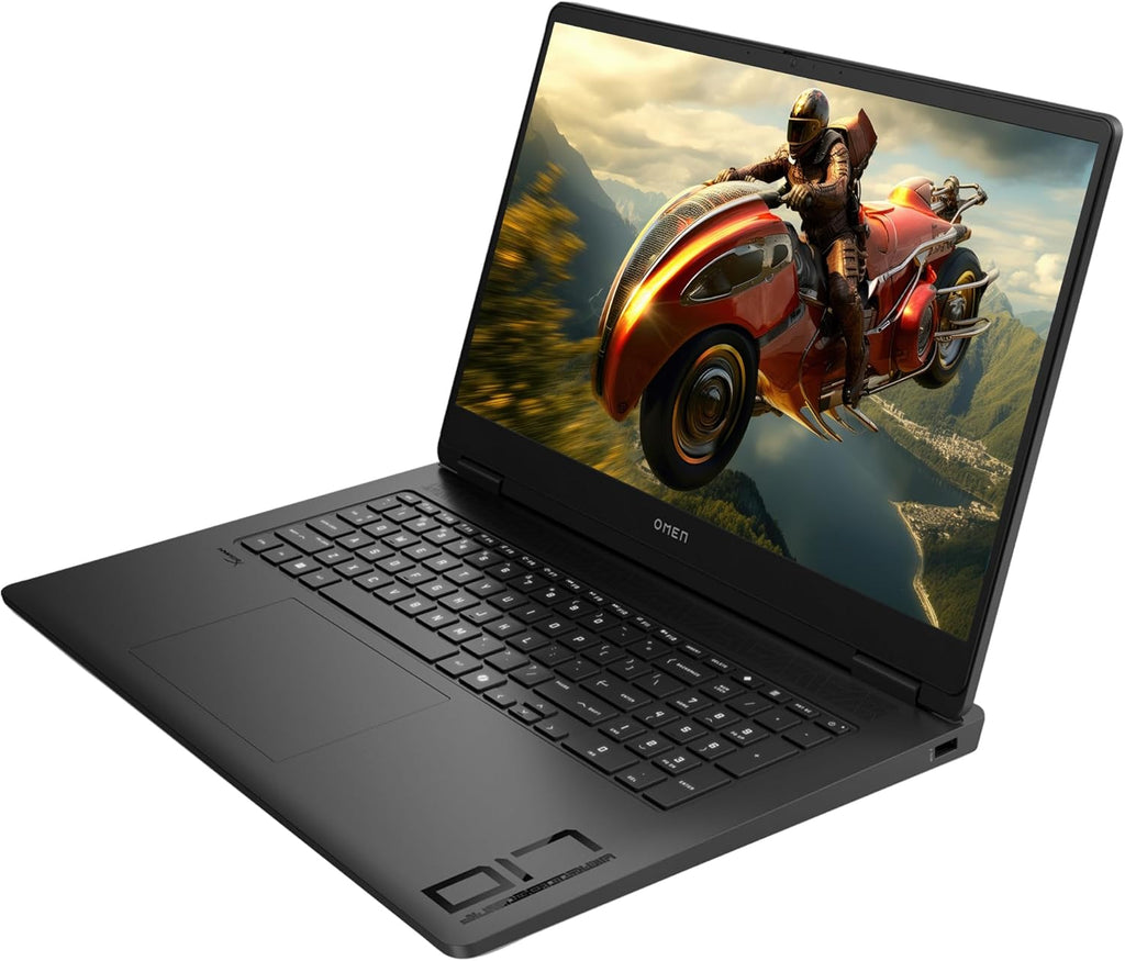 Black 17.3" QHD Gaming Laptop with AMD Ryzen 7 8845HS, 64 GB DDR5 Ram, 2 TB PCIe SSD, Nvidia Geforce RTX 4070, W11 Home N4025
