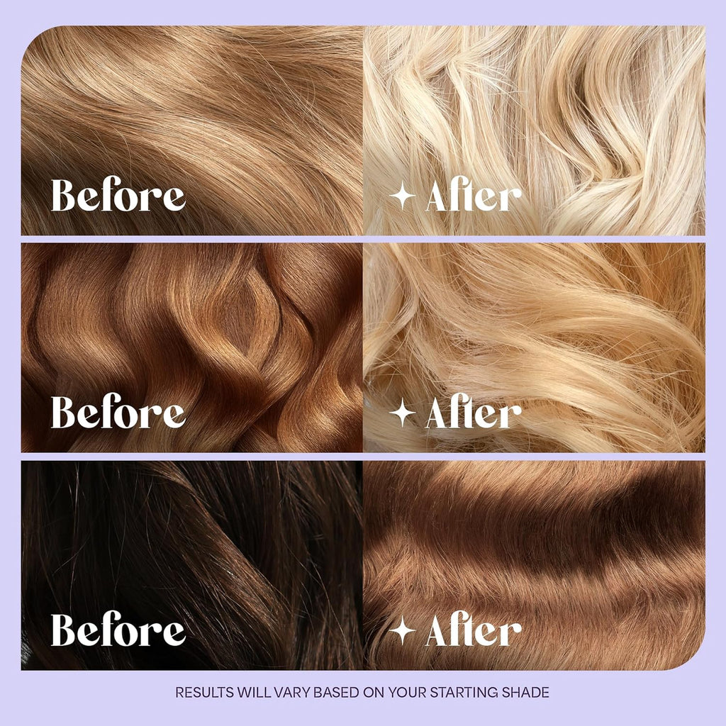 Bleach Kit Hair Lightener Kit Includes Toning Cream Bleach & Developer & Conditioner R7962