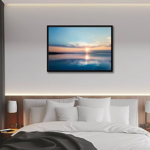 Black Framed Canvas Wall Art 23"X34" S996972