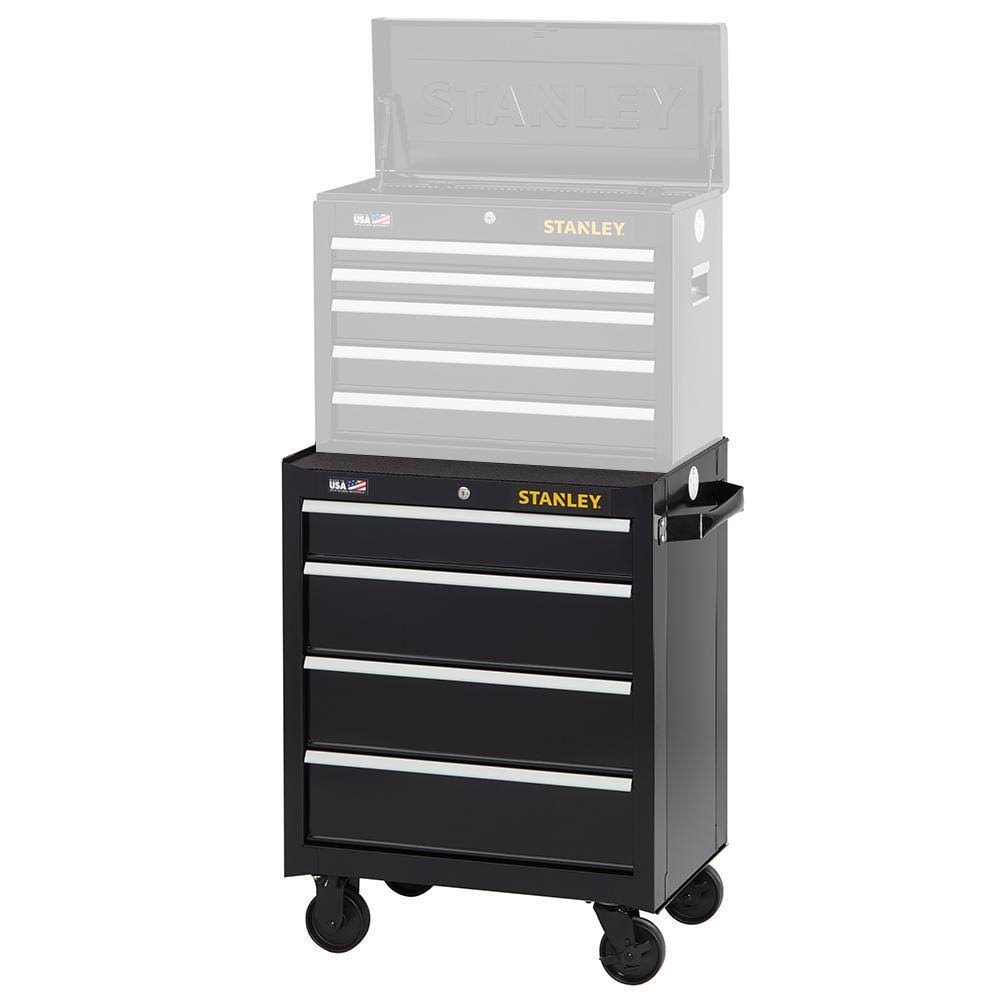 Black 4-Drawer Rolling Tool Cabinet Z46224